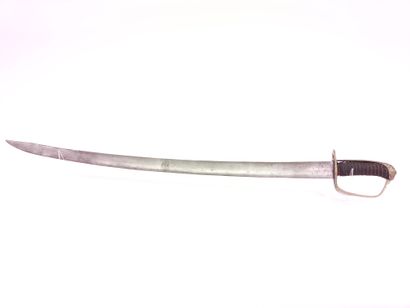 Cavalry sword. 

Handle covered with basane...