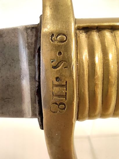 Infantry saber called Briquet. 

Punched...