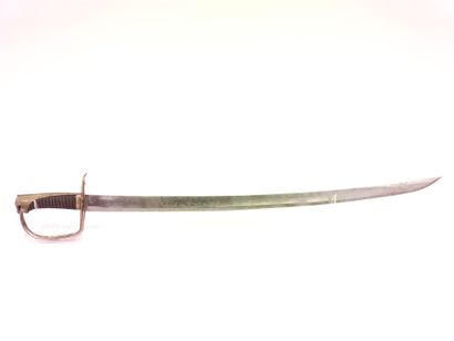 Cavalry officer's saber, with revolving guard....