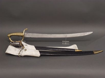 Sabre d'infanterie dit Briquet.

Monture...