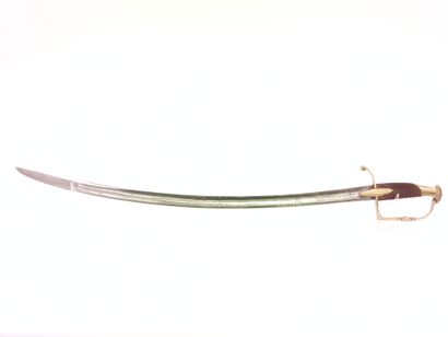 Light cavalry saber. 

Handle in squared...