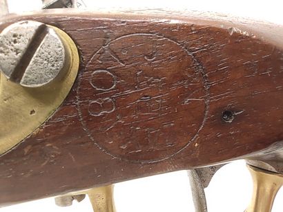 Flintlock pommel gun model AN XIII. 

Round...