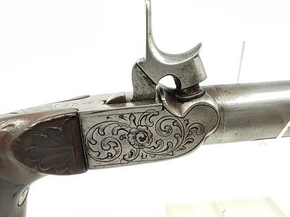 Percussion box gun 

Round barrel with forced...