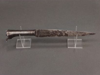 Kard type knife. 

Iron handle and blade....