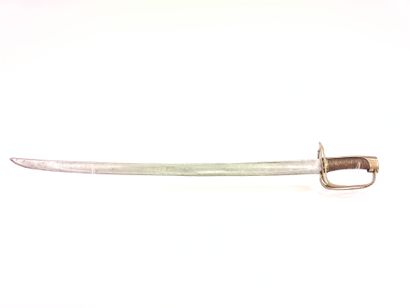 Cavalry officer's saber, with revolving guard....