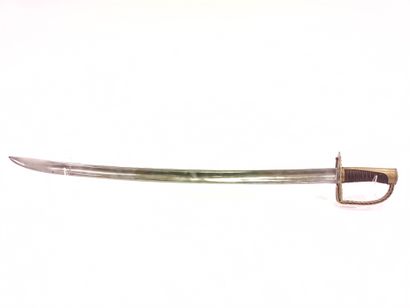 Cavalry officer's saber, with revolving guard....