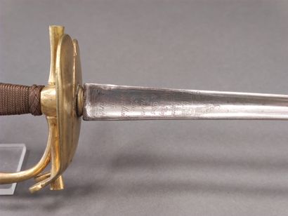 Uniform sword. 

Copper filigree fuse. Gilded...