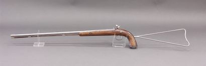 Pistol of poacher. 

Long round barrel with...