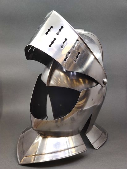 Medieval style armour. 

Made of iron, with...