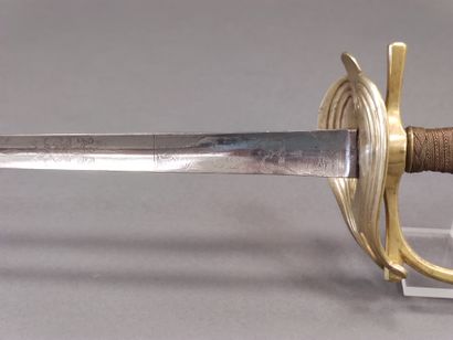 Uniform sword. 

Copper watermarked fuse....
