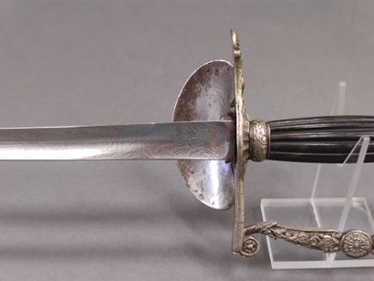 Administration officer sword. 

Grooved handle....