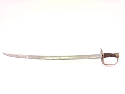 Cavalry officer's saber, with revolving guard....