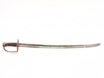Cavalry officer's saber, with revolving guard....