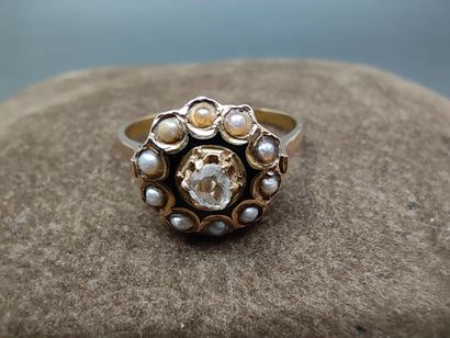 TRAVAIL FRANCAIS

BAGUE en or jaune 750°...