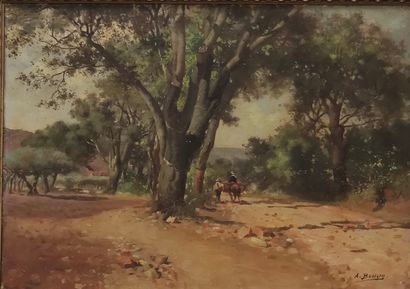 Adolphe Bonny (1849 - 1933)

Vue de Gonfaron...