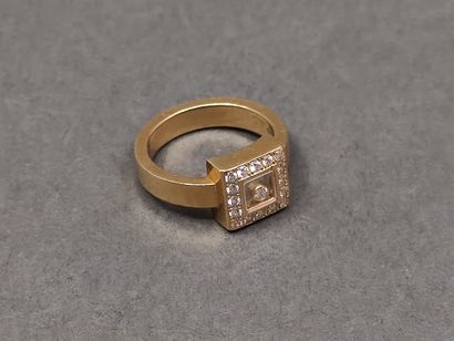 CHOPARD Happy diamonds

BAGUE or jaune 750°...