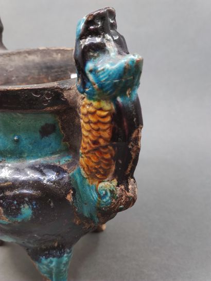 
CHINA - MING period (1368 - 1644)
A turquoise,...