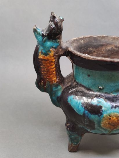 
CHINA - MING period (1368 - 1644)
A turquoise,...