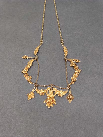TRAVAIL FRANCAIS

COLLIER colerette en or...
