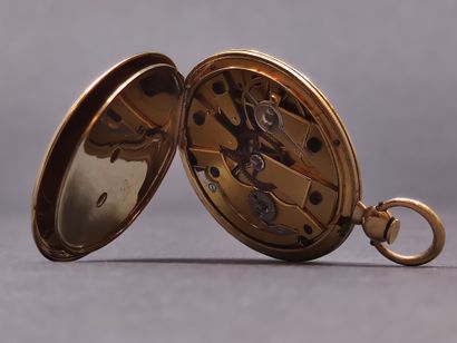 DEUX montres de col en or jaune 750 

Poids...
