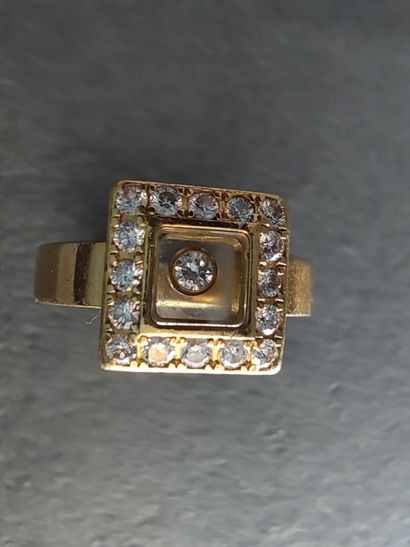 CHOPARD Happy diamonds

BAGUE or jaune 750°...