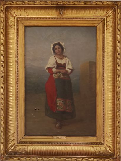 L Durangel (1828 - 1891/1898)

Paysanne roumaine

Huile...
