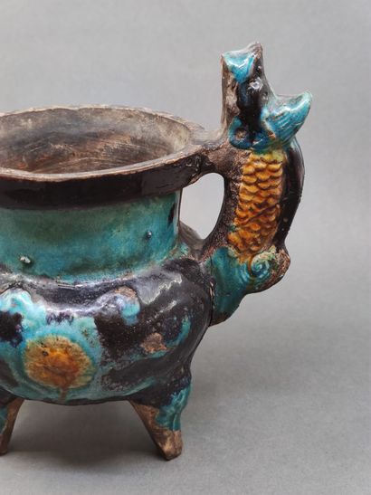 
CHINA - MING period (1368 - 1644)
A turquoise,...