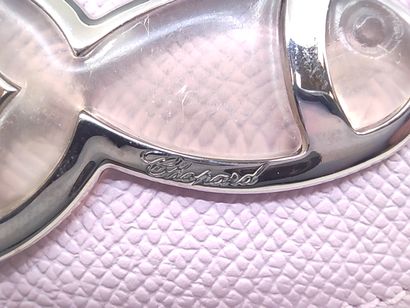 CHOPARD

Sac à main blanc et rose, fermoir...