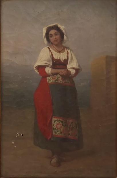 L Durangel (1828 - 1891/1898)

Paysanne roumaine

Huile...
