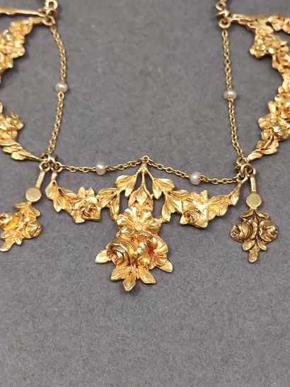 TRAVAIL FRANCAIS

COLLIER colerette en or...