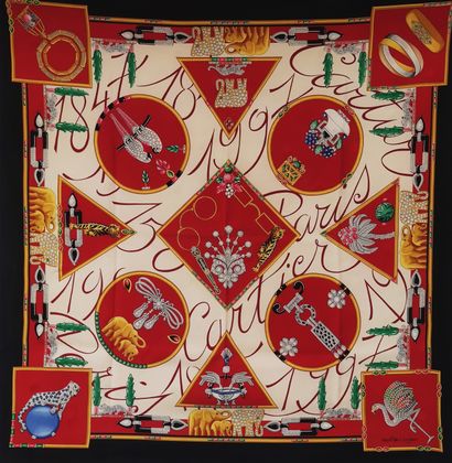 
CARTIER must de 



Foulard en soie rose/rouge



Trou...