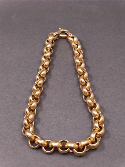 
COLLIER en or jaune 750° maille jaseron


Poids...