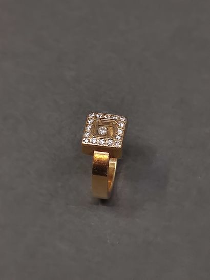 CHOPARD Happy diamonds

BAGUE or jaune 750°...
