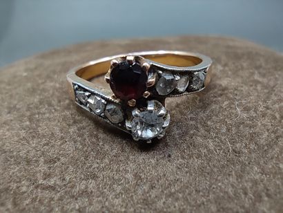 TRAVAIL Français 

BAGUE toi et moi en or...