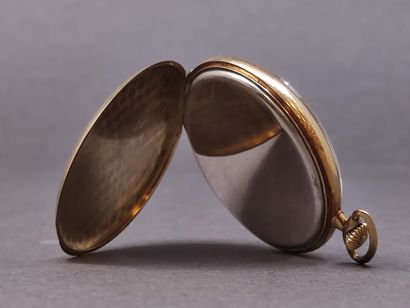 MONTRE de gousset de marque LIP en or jaune...