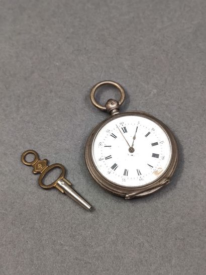 MONTRE de col en argent 

Poids brut : 30,18...