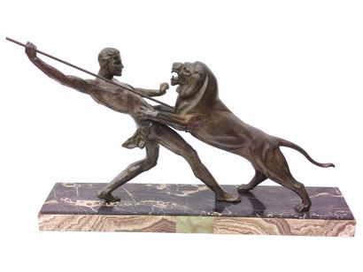 JACQUES LIMOUSIN (Xxème)

La chasse au lion

Sculpture...