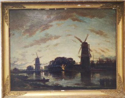 Ecole Hollandaise du XIXeme siècle

Les Moulins...