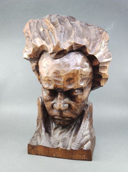 RUFFATO E

Tête de Beethoven

Buste en bois...
