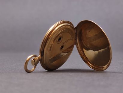 DEUX montres de col en or jaune 750 

Poids...