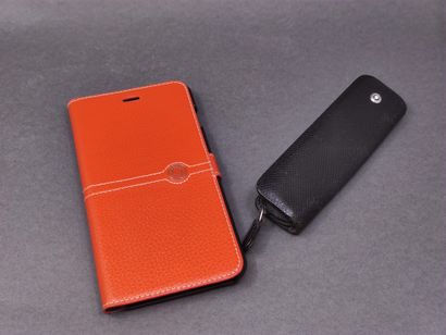 LOT comprenant 

Etui en lézard noir MONTBLANC

ETUI...