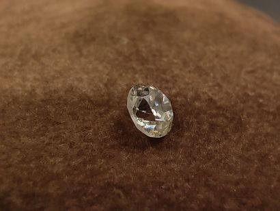 DIAMANT taille ancienne sur papier d'environ...