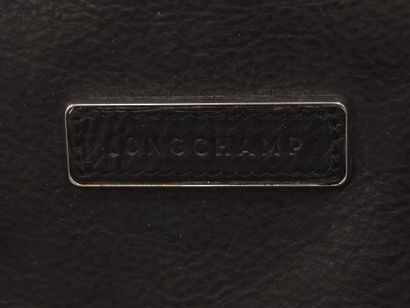 LONGCHAMP cabas en cuir noir