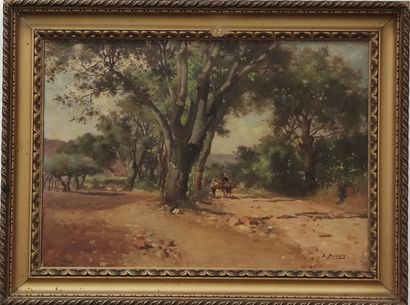 Adolphe Bonny (1849 - 1933)

Vue de Gonfaron...
