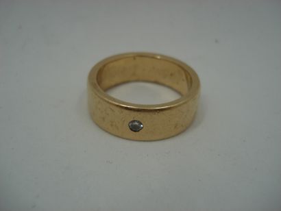 1 Bague Or jaune et diamant 16,49 g