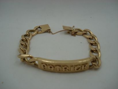 1 Bracelet Or identité 62,04 g