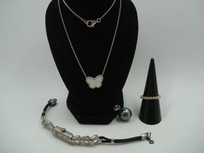 1 Bracelet montre Platine et diamants PB:16,18...