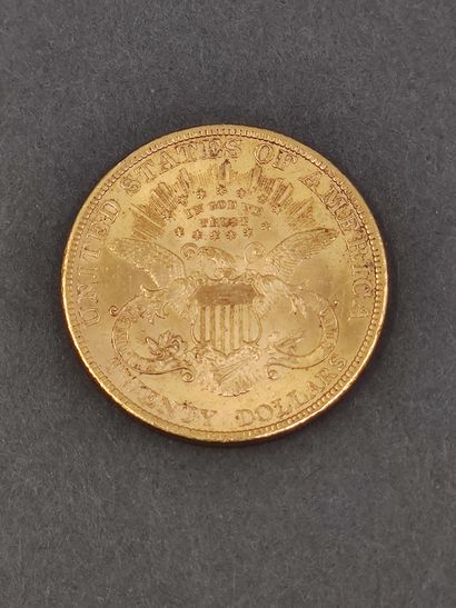 PIECE de 20 dollars or 1900

Poids : 33,44...