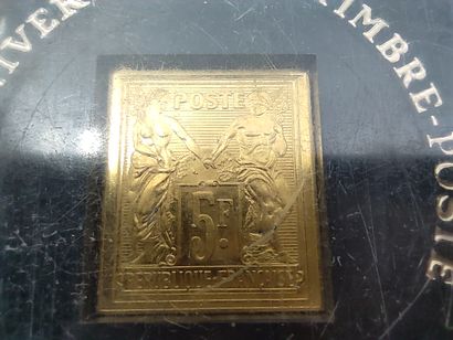 MEDAILLE 125 eme anniversaire du timbre poste...