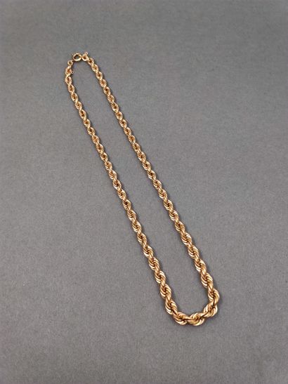 COLLIER maille torsadé 

Poids : 22,78 g